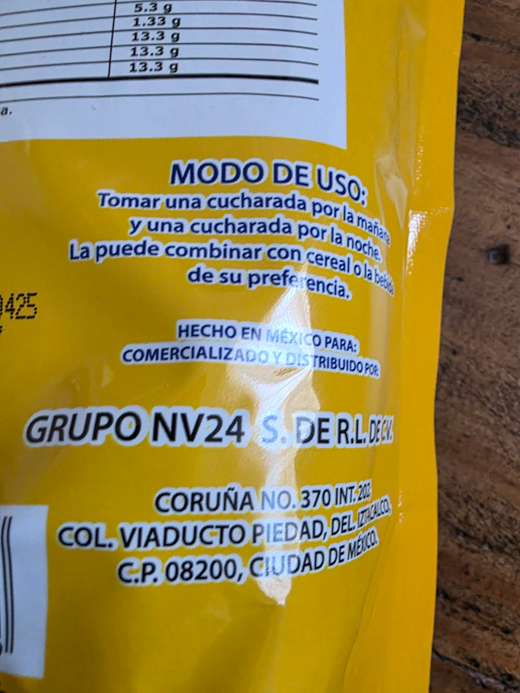 GN+Vida Piña y Linaza (Pineapple & Flaxseed Supplement)